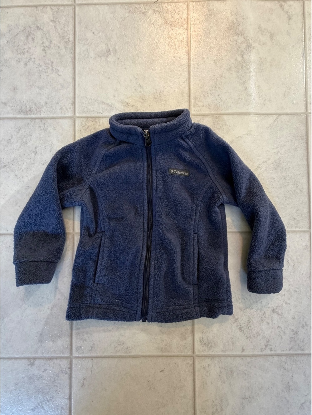 Columbia kids blue fleece jacket